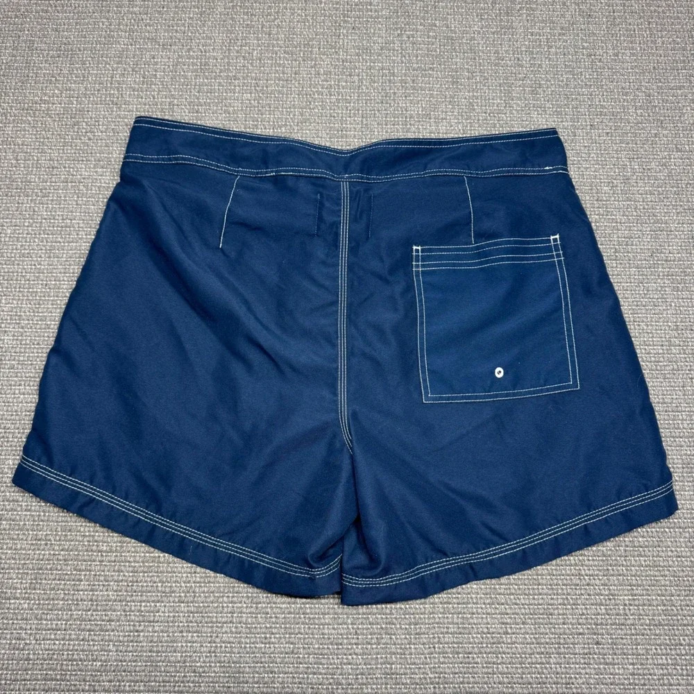 PacSun‎ Ford Motors Board Shorts Mens 32 Navy Blue Swim Trunks Vintage Logo 9170